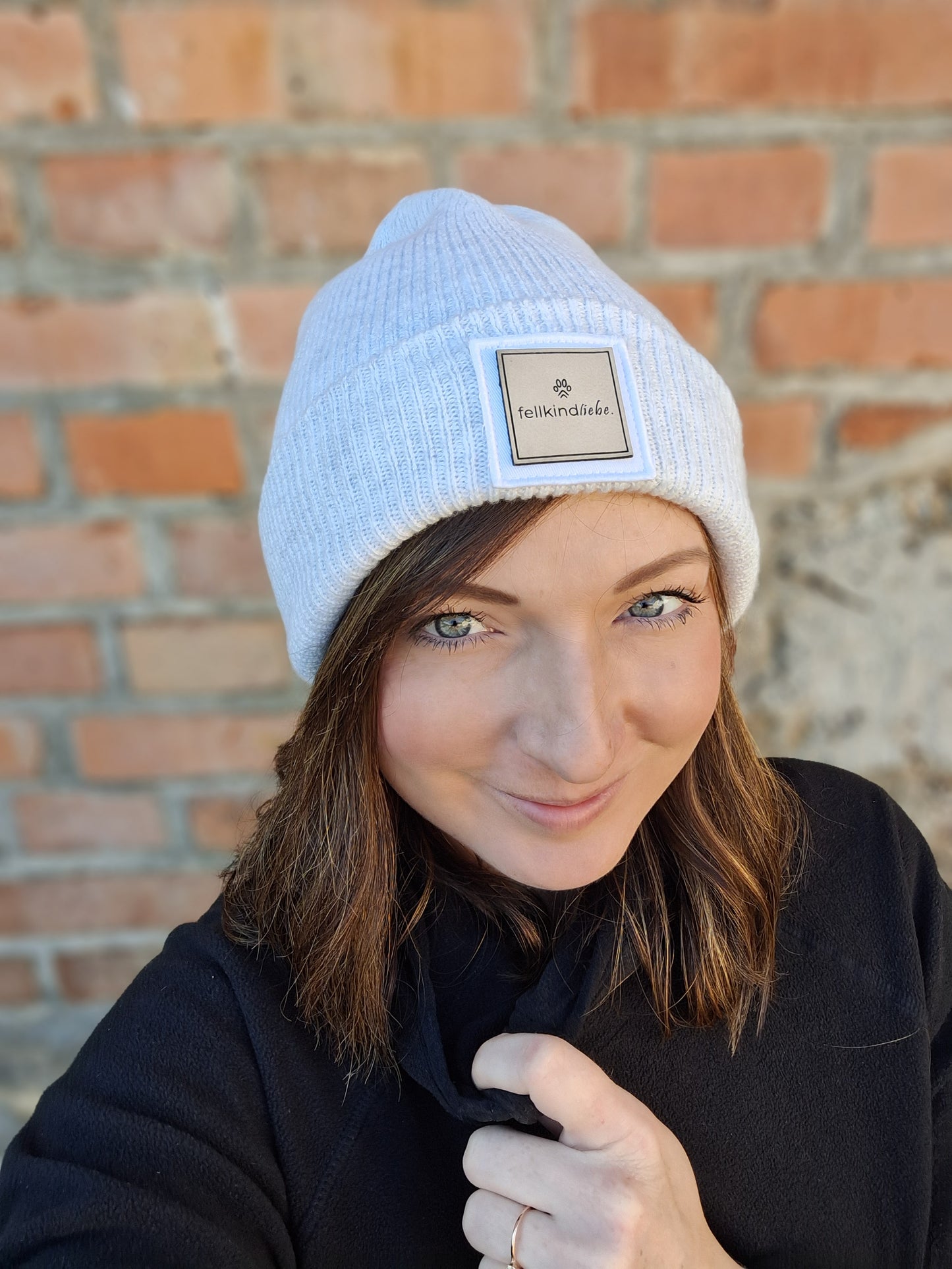 Beanie fellkindliebe. | Steingrau
