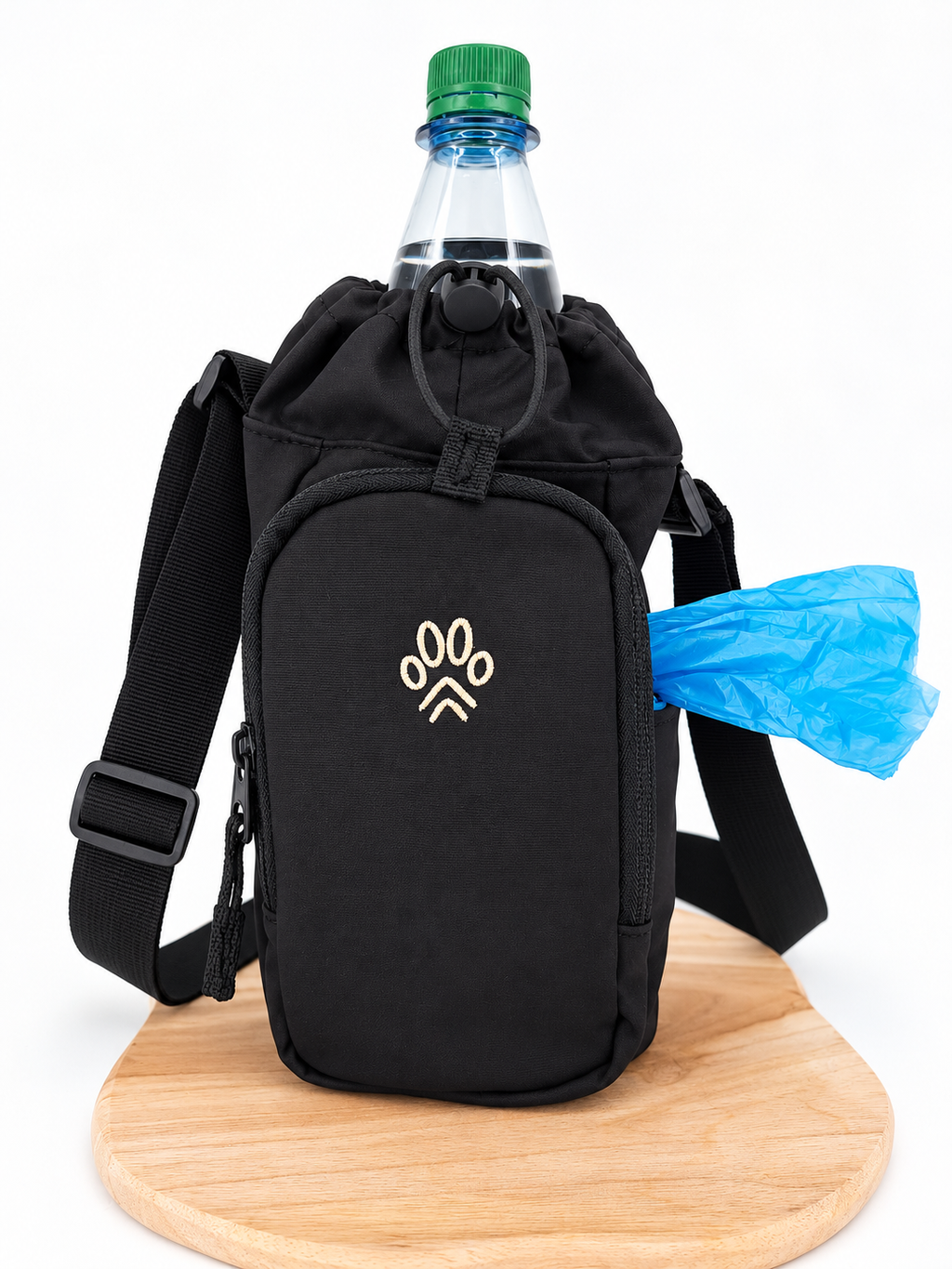 Gassi-Tasche Bottle fellkindliebe. | Schwarz