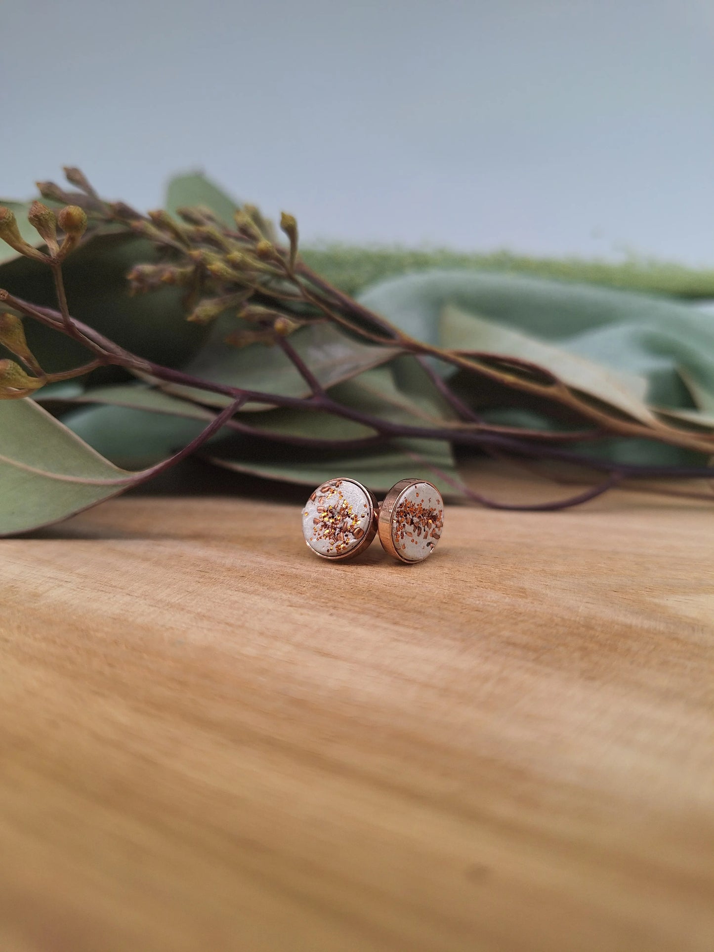 Beton-Ohrstecker classic | Roségold | Jetzt online kaufen bei Dogs & Lifestyle