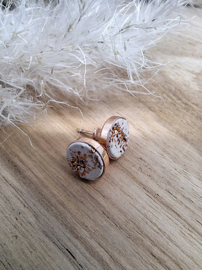 Beton-Ohrstecker classic | Roségold | Jetzt online kaufen bei Dogs & Lifestyle