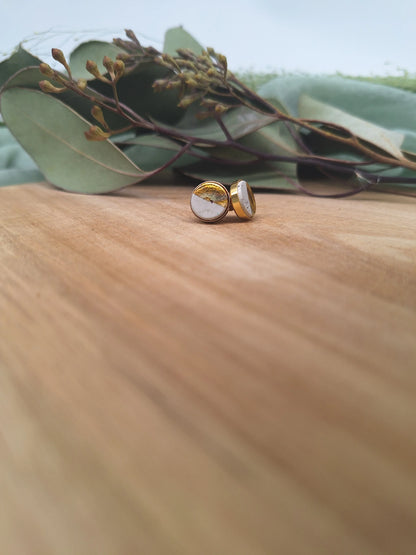 Beton-Ohrstecker rainbow | Gold | Jetzt online kaufen bei Dogs & Lifestyle