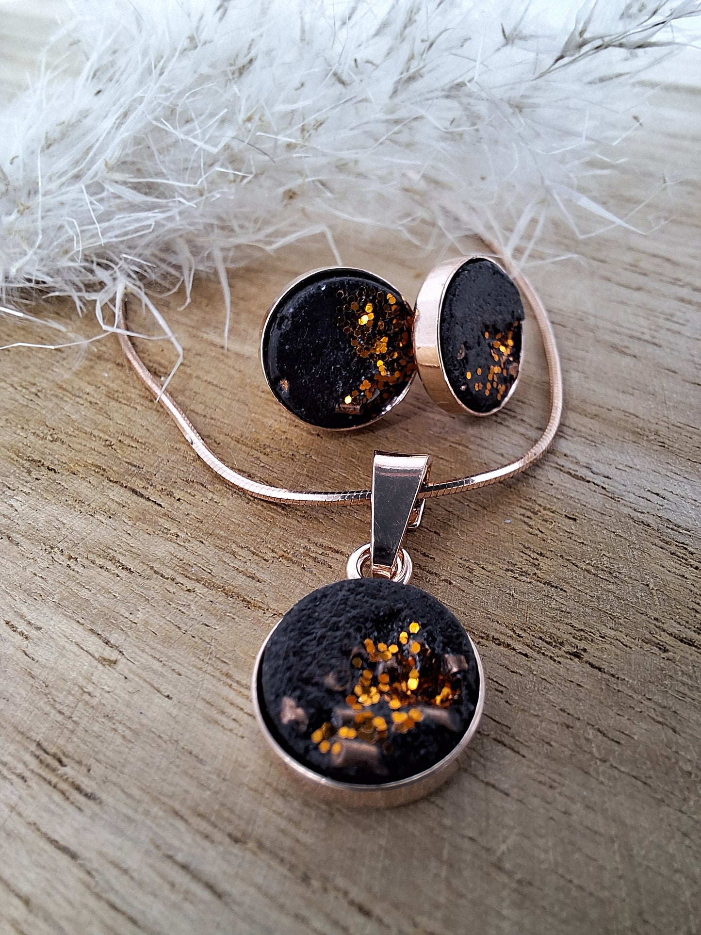 Beton-Halskette classic | Roségold | versch. Varianten | Jetzt online kaufen bei Dogs & Lifestyle