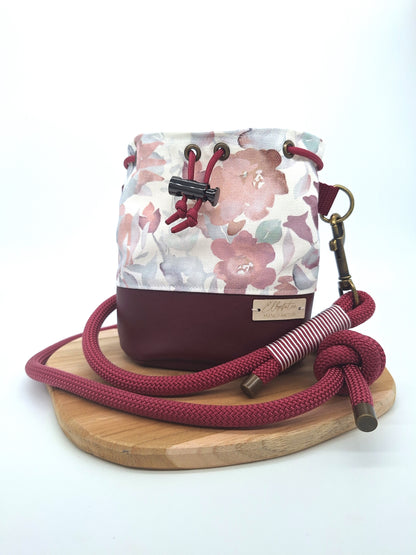 Leckerlibeutel Viva la vino | bordeauxrot-weiß | Jetzt online kaufen bei Dogs & Lifestyle