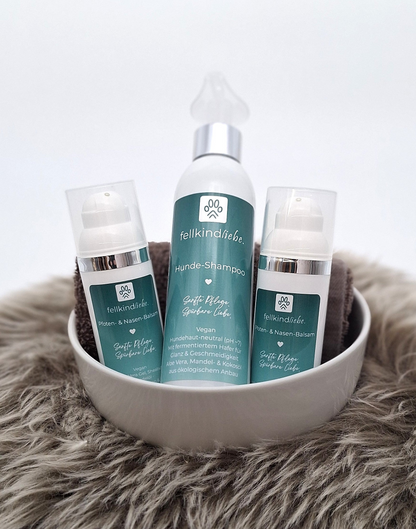 fellkindliebe. Pflege-Duo | Shampoo & Pfoten-Nasenbalsam im Set