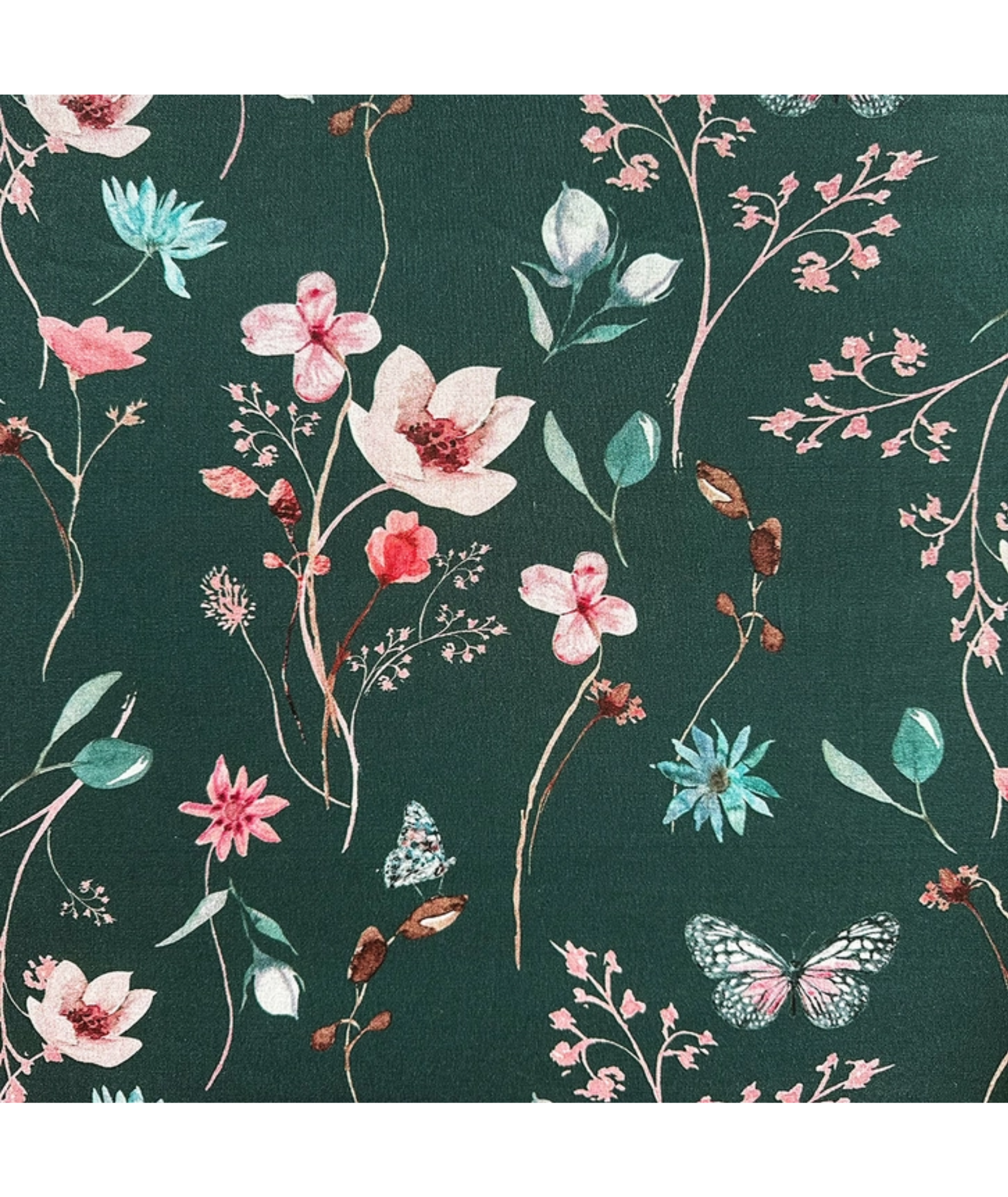 Halsband Alicia | grün mit floralem Muster | Jetzt online kaufen bei Dogs & Lifestyle