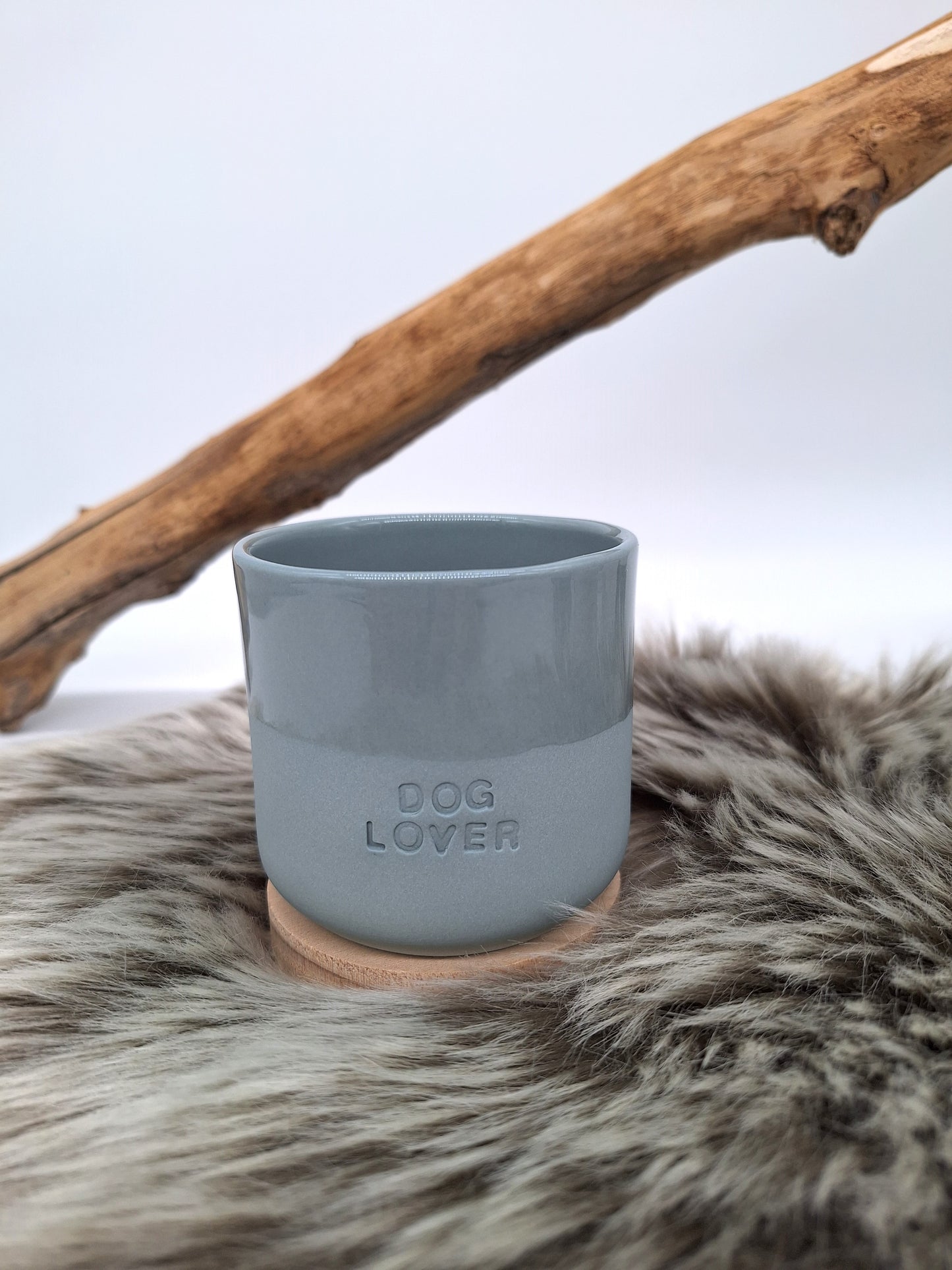 Kaffee-Cup Porzellan | DOGLOVER weiß-petrol | versch. Varianten | Jetzt online kaufen bei Dogs & Lifestyle
