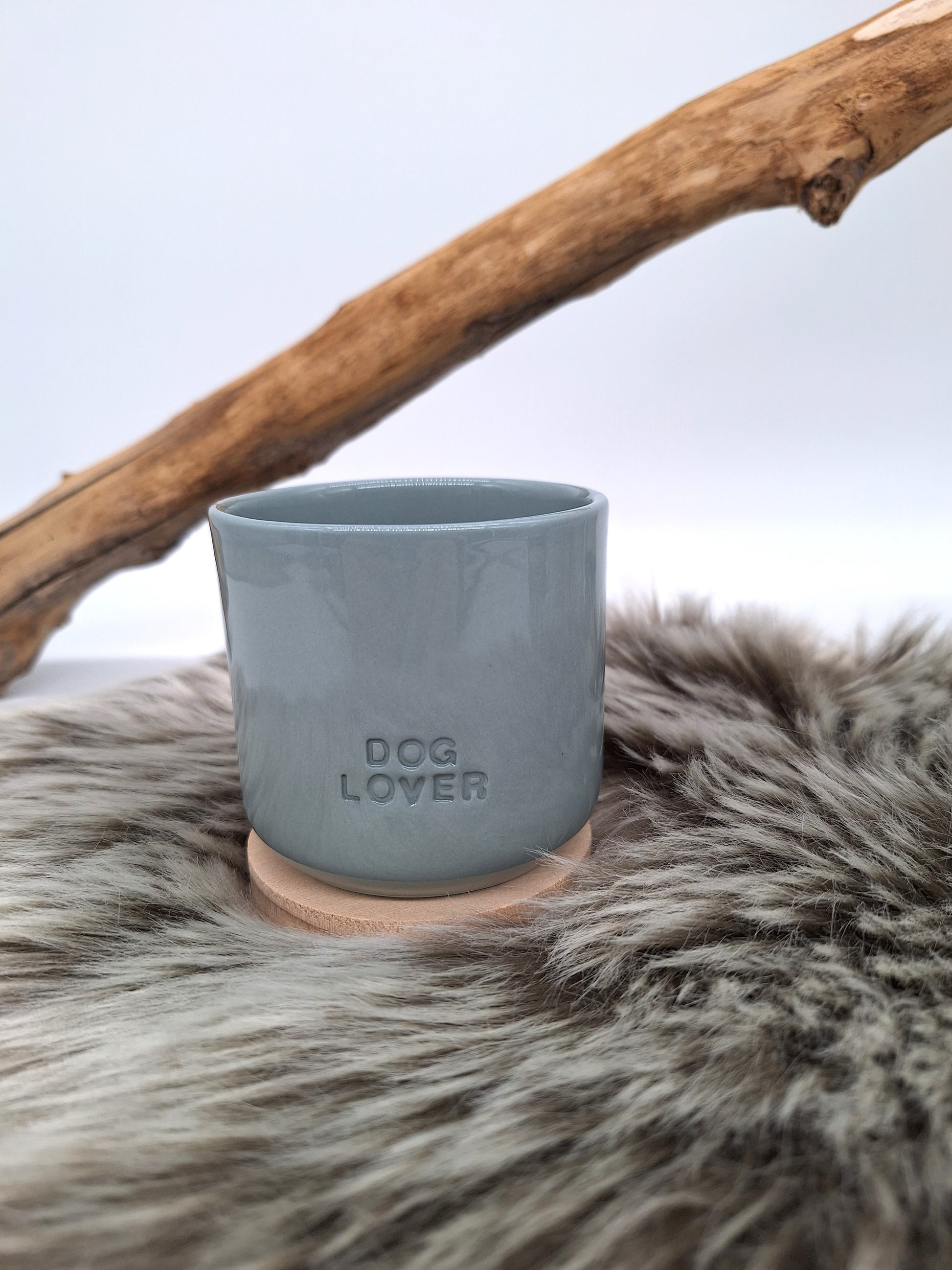 Kaffee-Cup Porzellan | DOGLOVER weiß-petrol | versch. Varianten | Jetzt online kaufen bei Dogs & Lifestyle