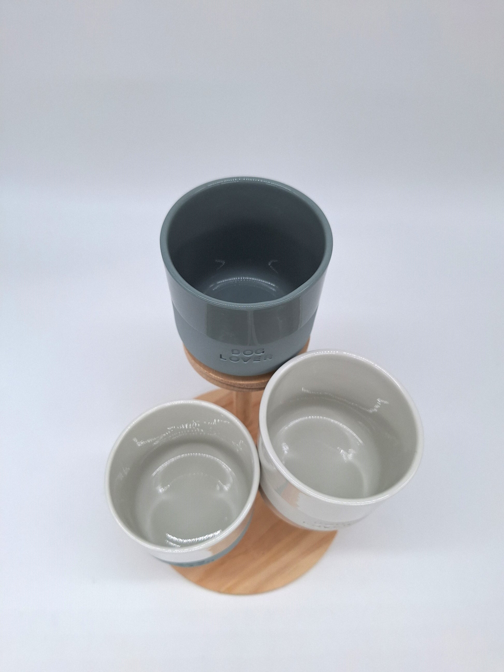 Kaffee-Cup Porzellan | DOGLOVER weiß-petrol | versch. Varianten | Jetzt online kaufen bei Dogs & Lifestyle