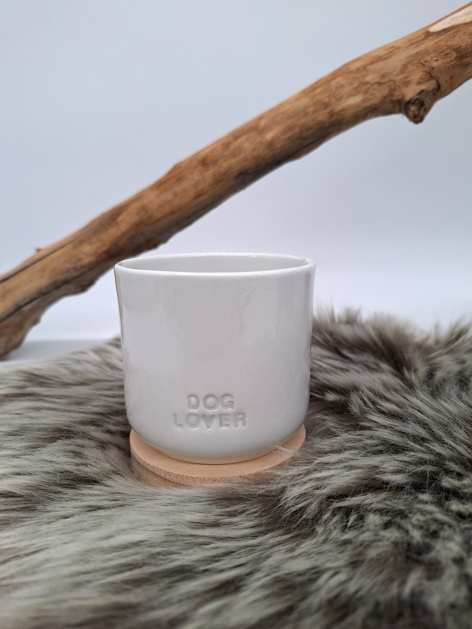 Kaffee-Cup Porzellan | DOGLOVER weiß-petrol | versch. Varianten | Jetzt online kaufen bei Dogs & Lifestyle