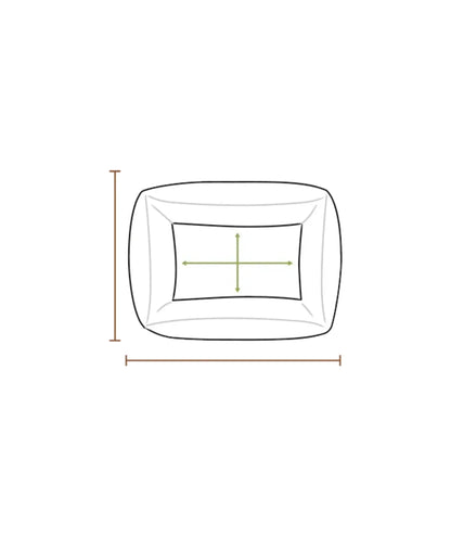 Hundebett Velours | Petrol | Jetzt online kaufen bei Dogs & Lifestyle