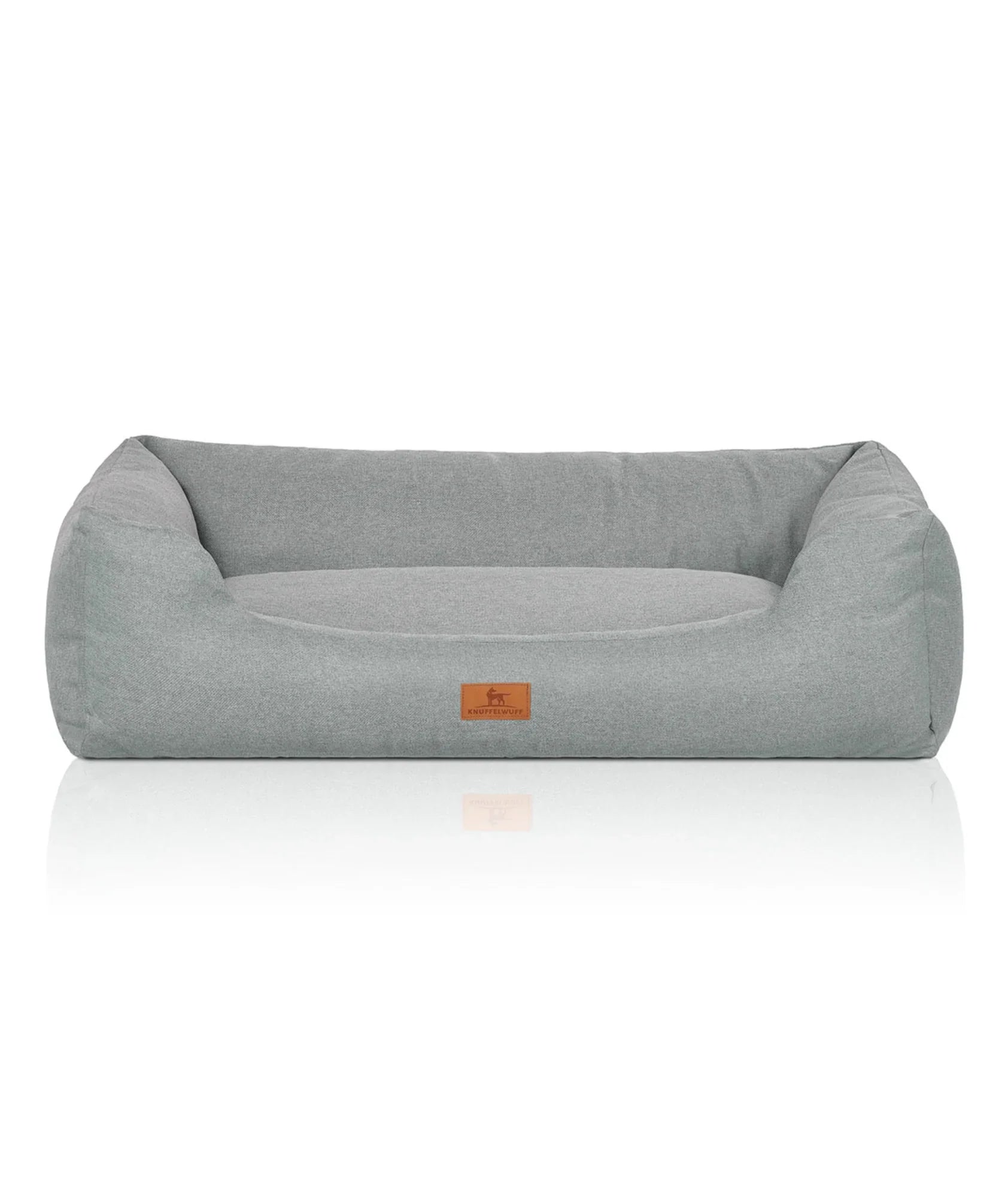 Hundebett Velours | Petrol | Jetzt online kaufen bei Dogs & Lifestyle