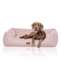 Hundebett Velours | Rosa | Jetzt online kaufen bei Dogs & Lifestyle