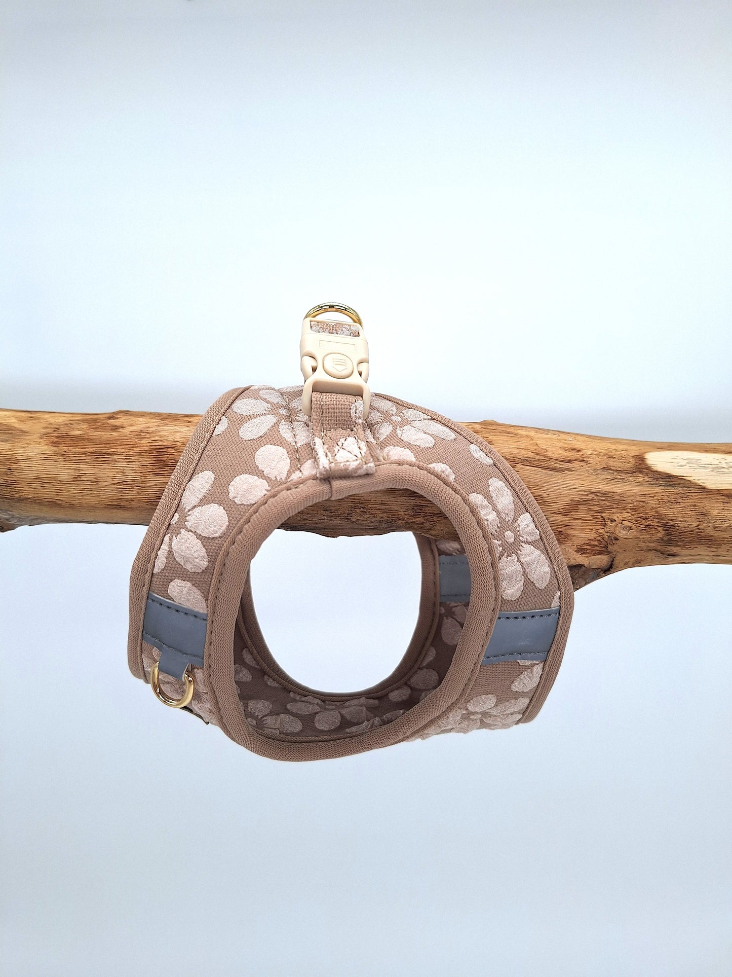 Hundegeschirr Fleur Step-In | beige