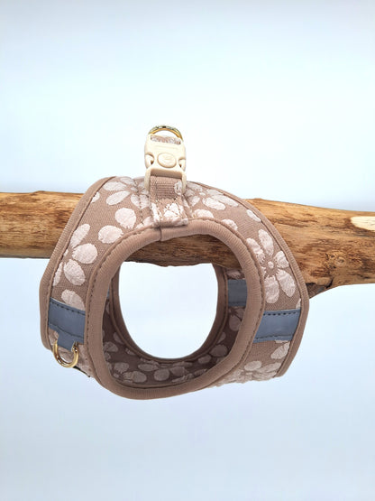 Hundegeschirr Fleur Step-In | beige