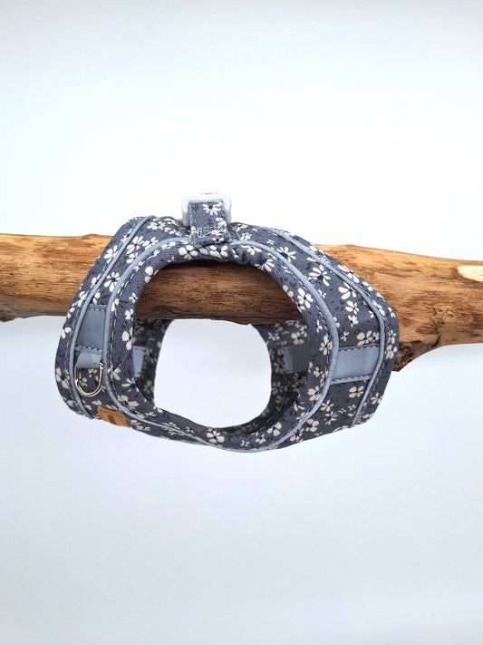 Hundegeschirr Millefleur Step-In | blau