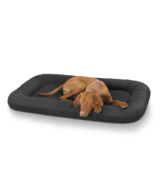 Hundebett Kunstleder | Schwarz | Jetzt online kaufen bei Dogs & Lifestyle