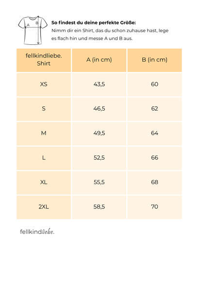 Shirt fellkindliebe. | NEU | Jetzt online kaufen bei Dogs & Lifestyle