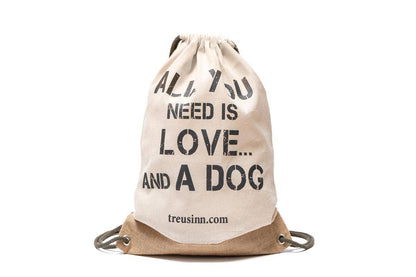 Turnbeutel | All you need is Love and a Dog | Jetzt online kaufen bei Dogs & Lifestyle