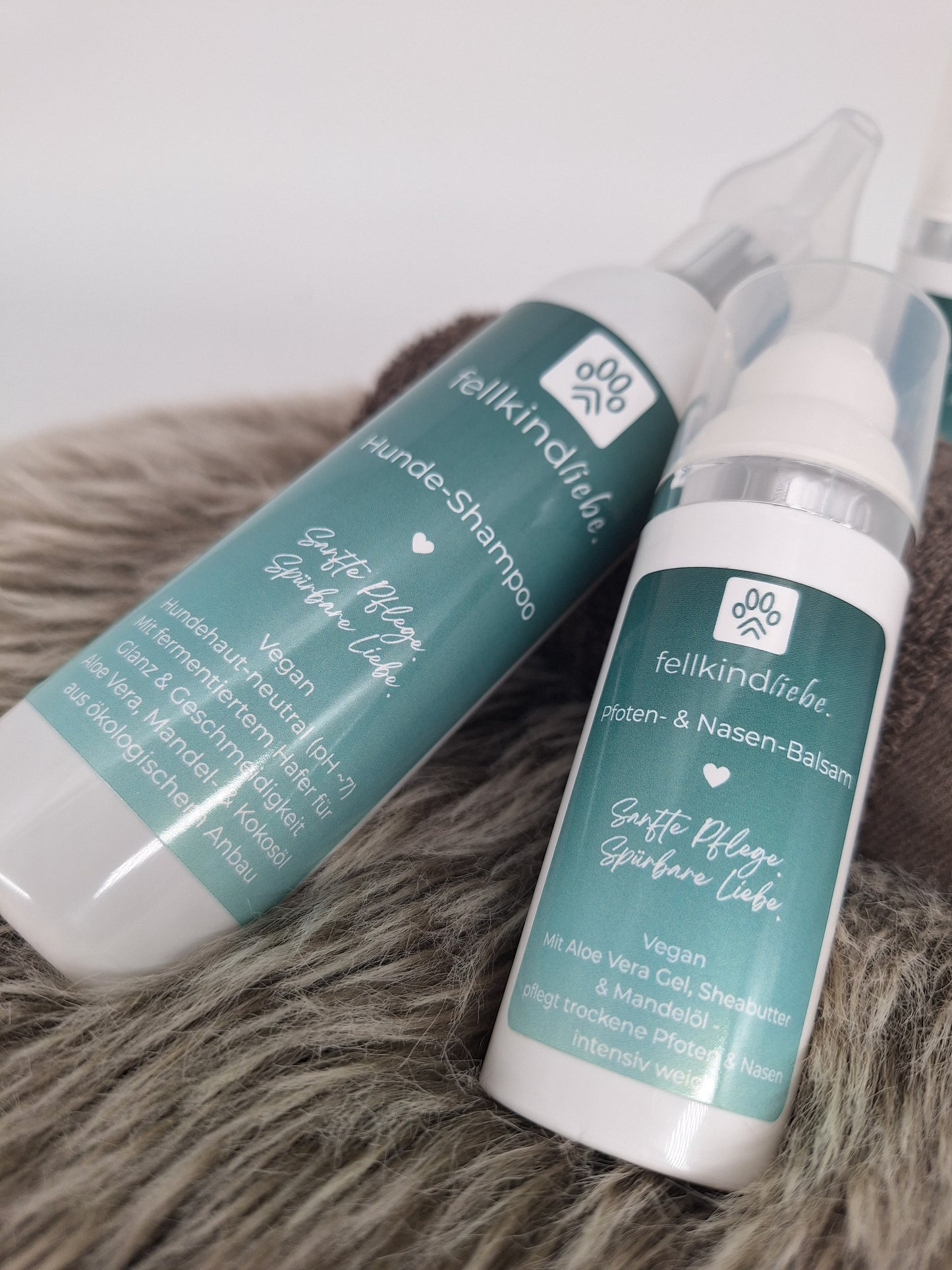 fellkindliebe. Pflege-Duo | Shampoo & Pfoten-Nasenbalsam im Set