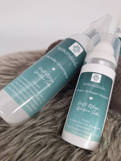 fellkindliebe. Pflege-Duo | Shampoo & Pfoten-Nasenbalsam im Set