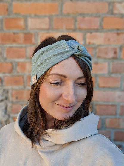 Stirnband fellkindliebe. | Mintgrün
