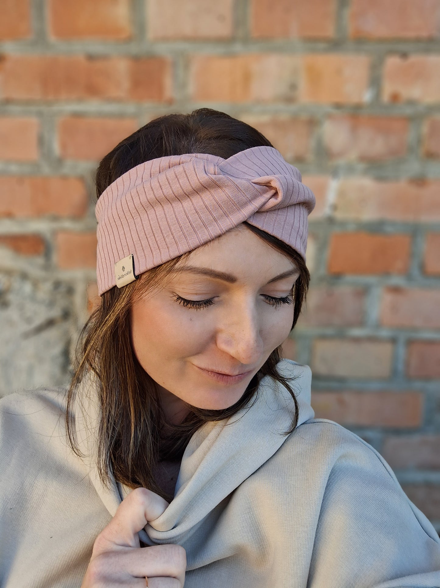 Stirnband fellkindliebe. | Altrosa