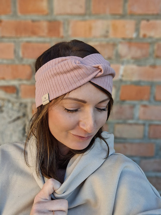 Stirnband fellkindliebe. | Altrosa