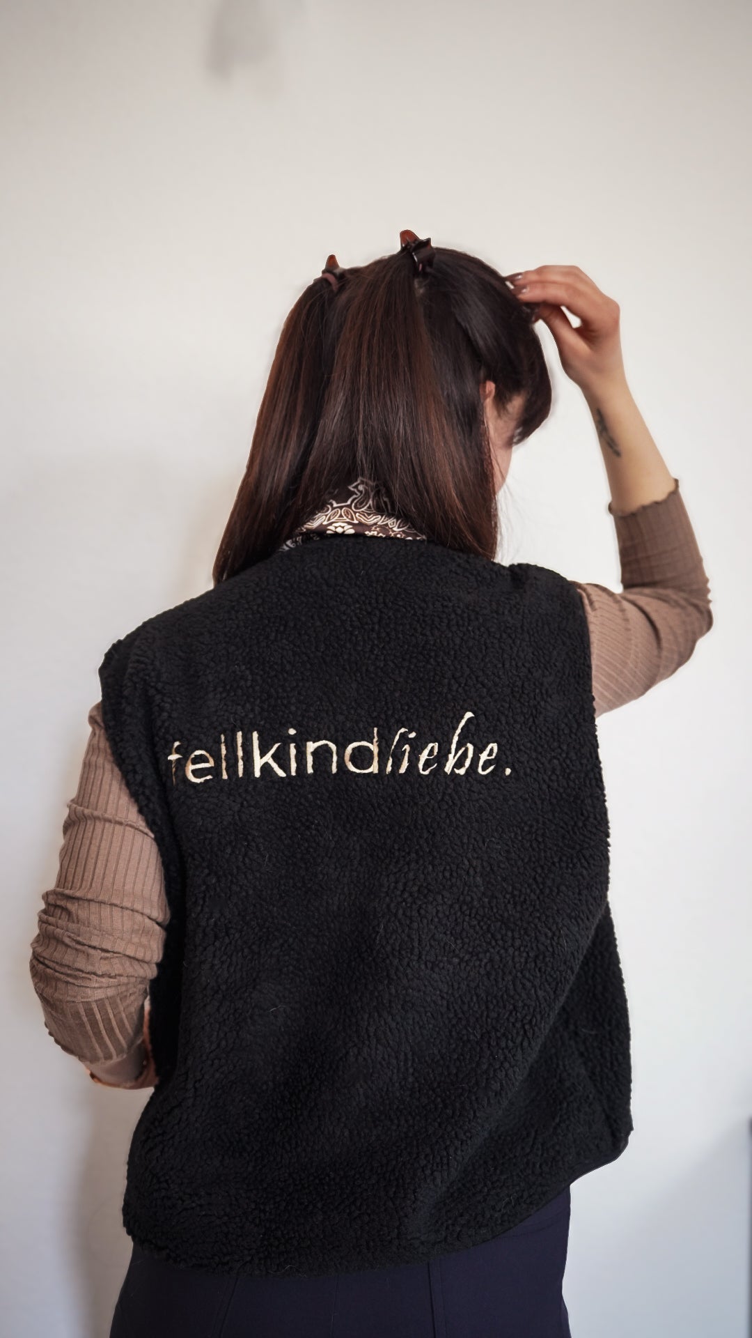 Sherpa-Weste "Light" fellkindliebe. | Schwarz