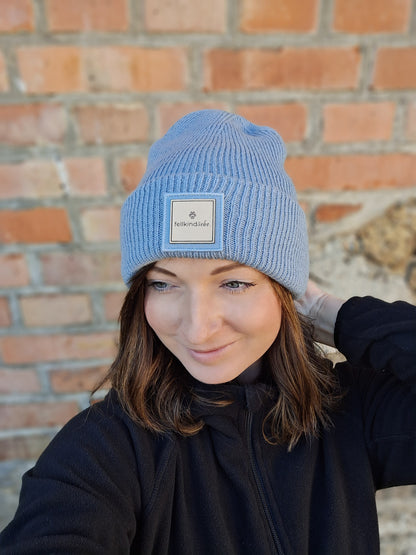 Beanie fellkindliebe. | Nebelblau