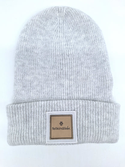 Beanie fellkindliebe. | Steingrau