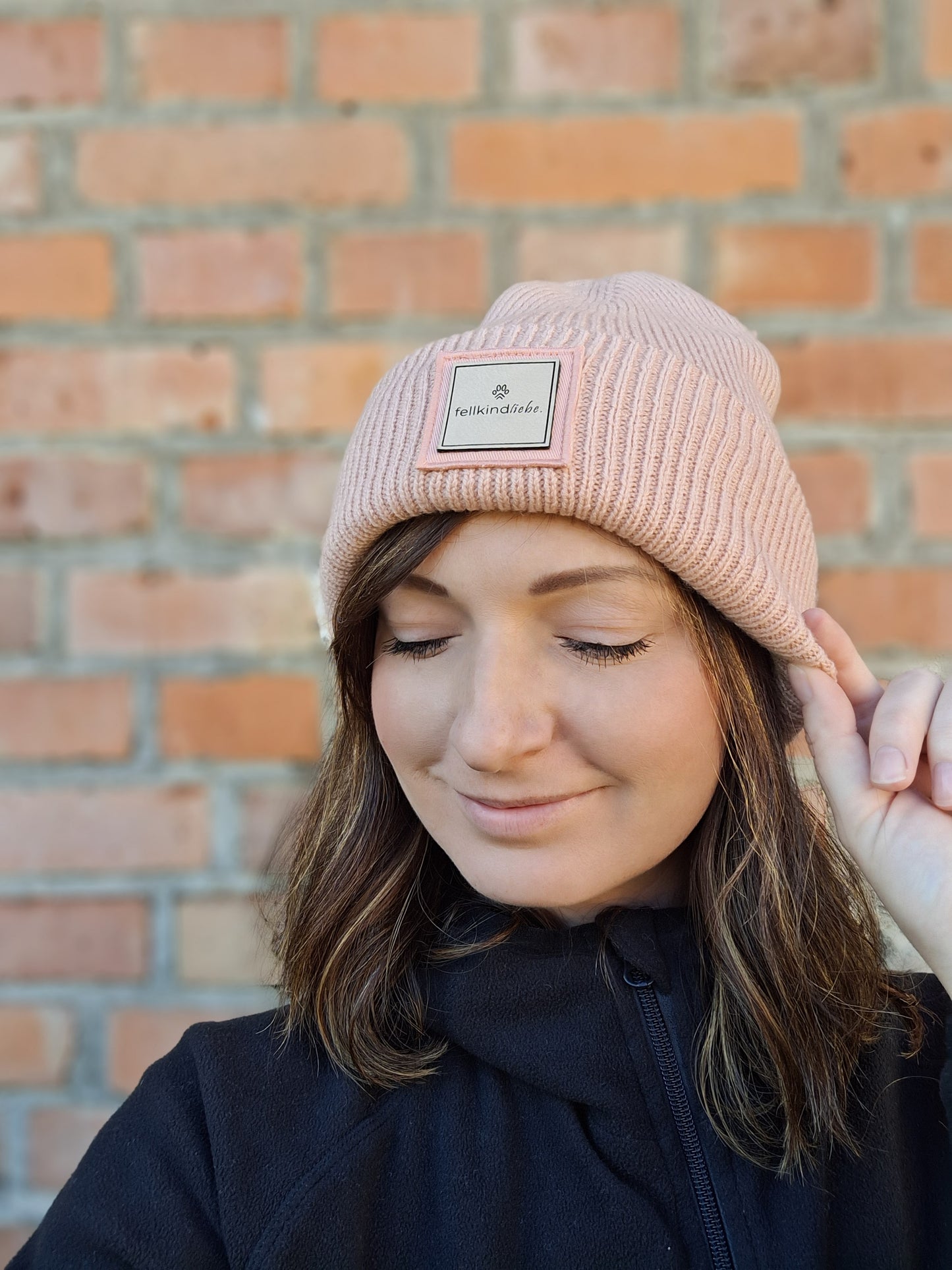 Beanie fellkindliebe. | Pfirsich