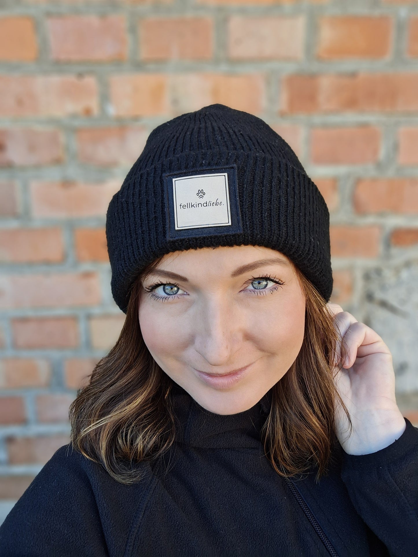 Beanie fellkindliebe. | Schwarz