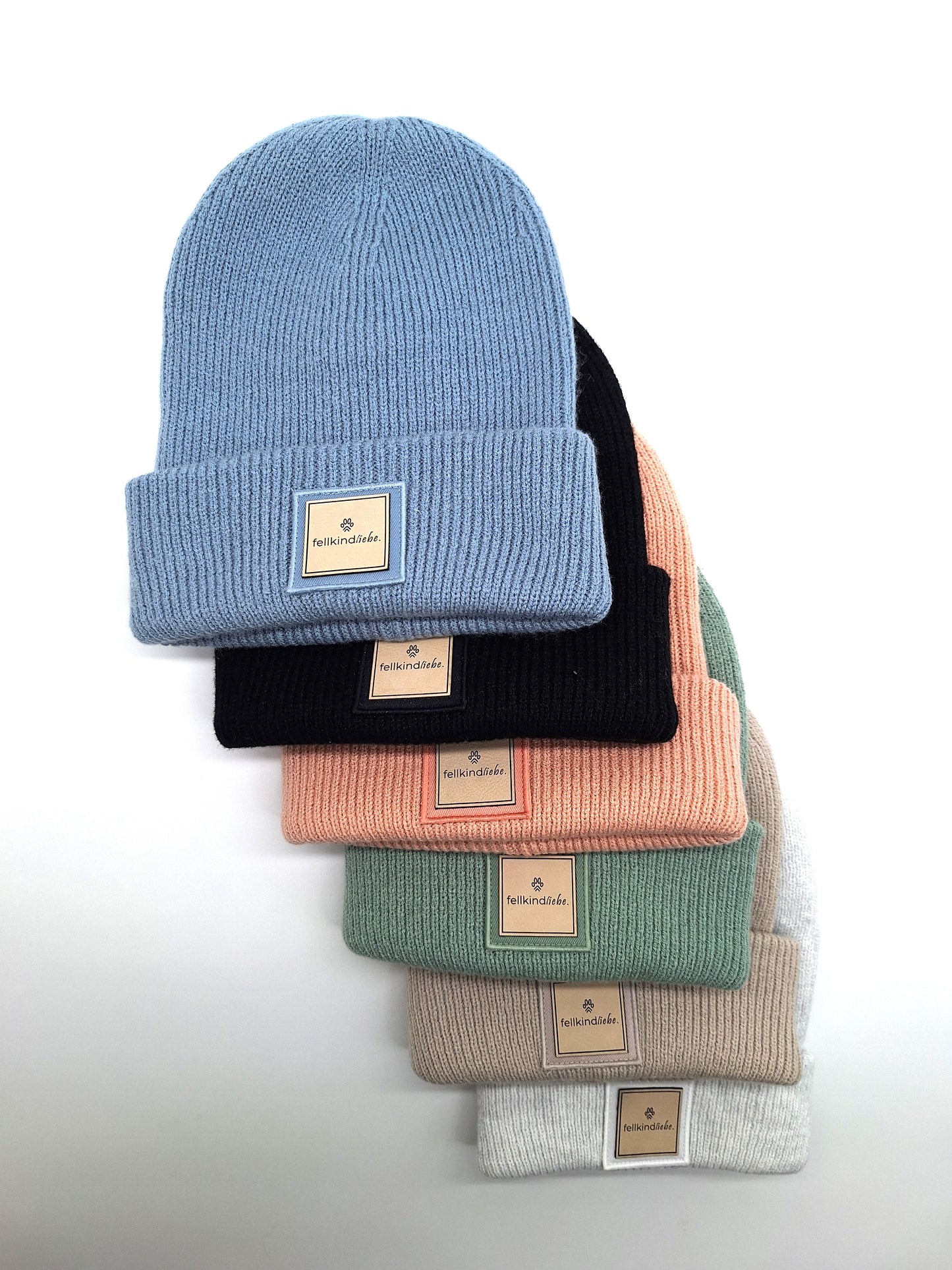 Beanie fellkindliebe. | Nebelblau