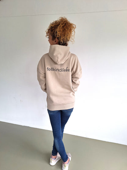 Kapuzen-Hoodie fellkindliebe. | NEU