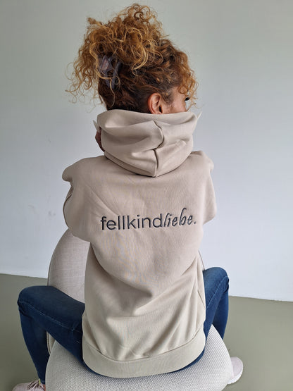 Kapuzen-Hoodie fellkindliebe. | NEU