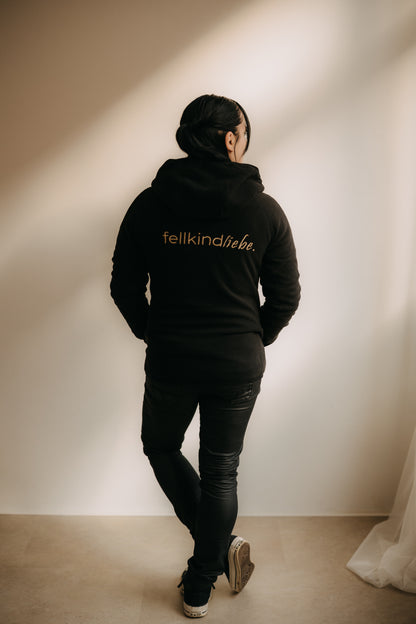 Fleece-Jacke fellkindliebe. | Schwarz