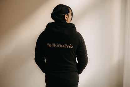 Fleece-Jacke fellkindliebe. | Schwarz