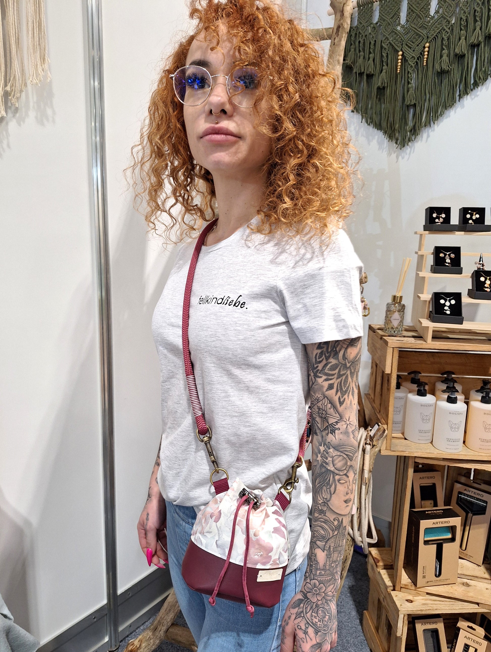 Shirt fellkindliebe. | grau meliert | Jetzt online kaufen bei Dogs & Lifestyle