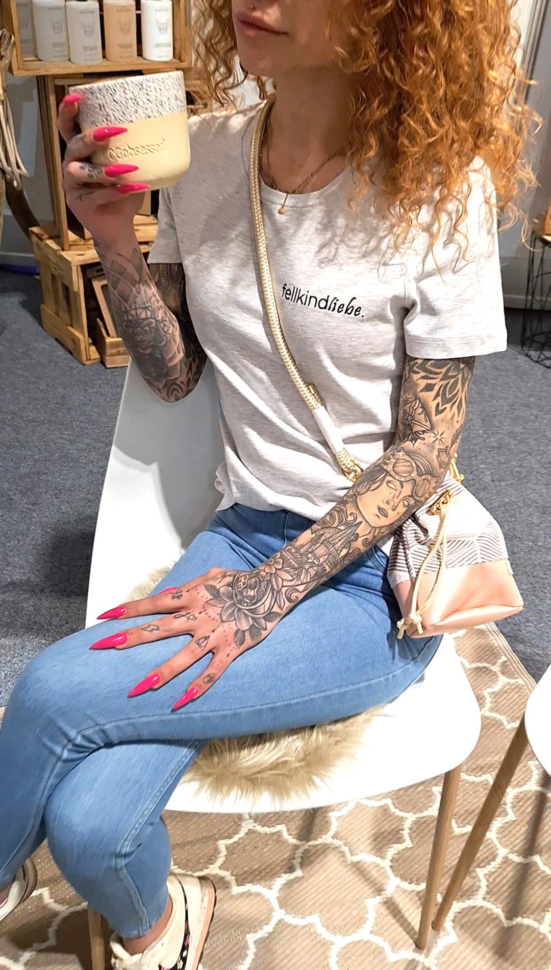 Shirt fellkindliebe. | grau meliert | Jetzt online kaufen bei Dogs & Lifestyle