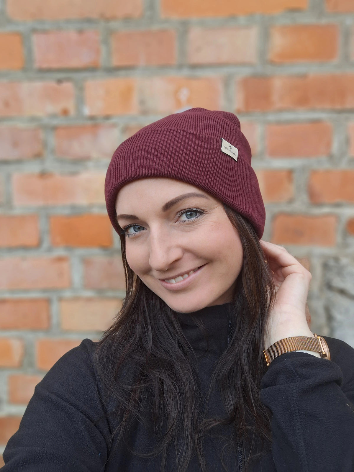 Beanie fellkindliebe. | Burgundy