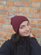 Beanie fellkindliebe. | Burgundy