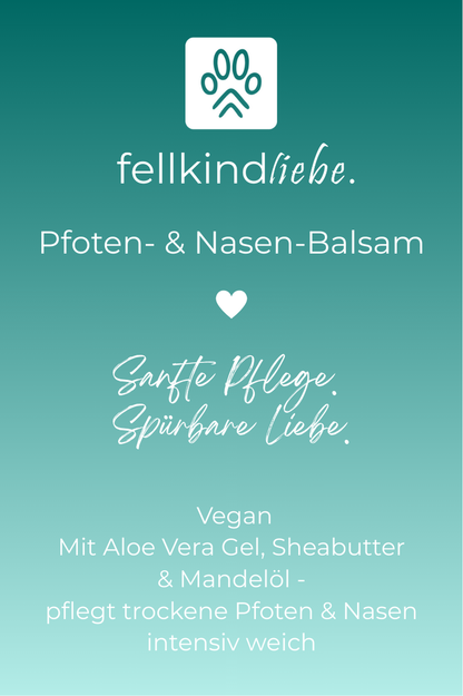 fellkindliebe. Pfoten- & Nasenbalsam | intensive Pflege für empfindliche Hundehaut