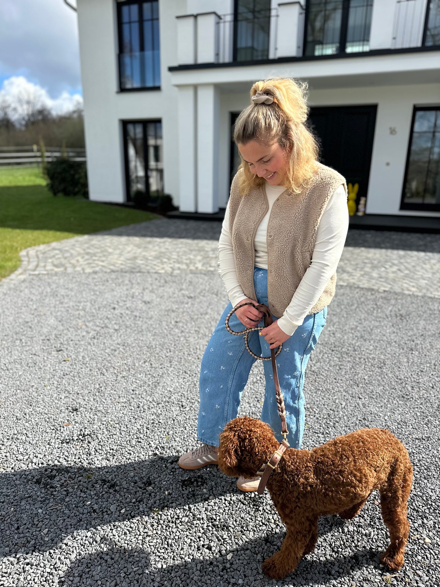 Sherpa-Weste "Light" fellkindliebe. | Sand